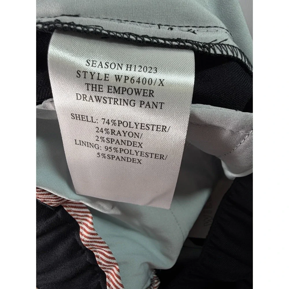 Wildfang The Empower Drawstring Pant Black Size Medium Women's Jogger Pockets